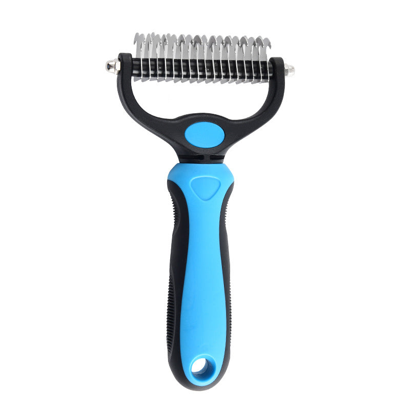 NURTAPAW KnotFree Dual Grooming Comb | Pet Detangling & Deshedding Comb