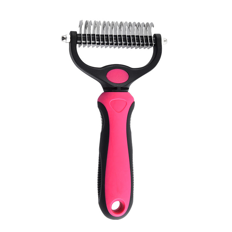 NURTAPAW KnotFree Dual Grooming Comb | Pet Detangling & Deshedding Comb