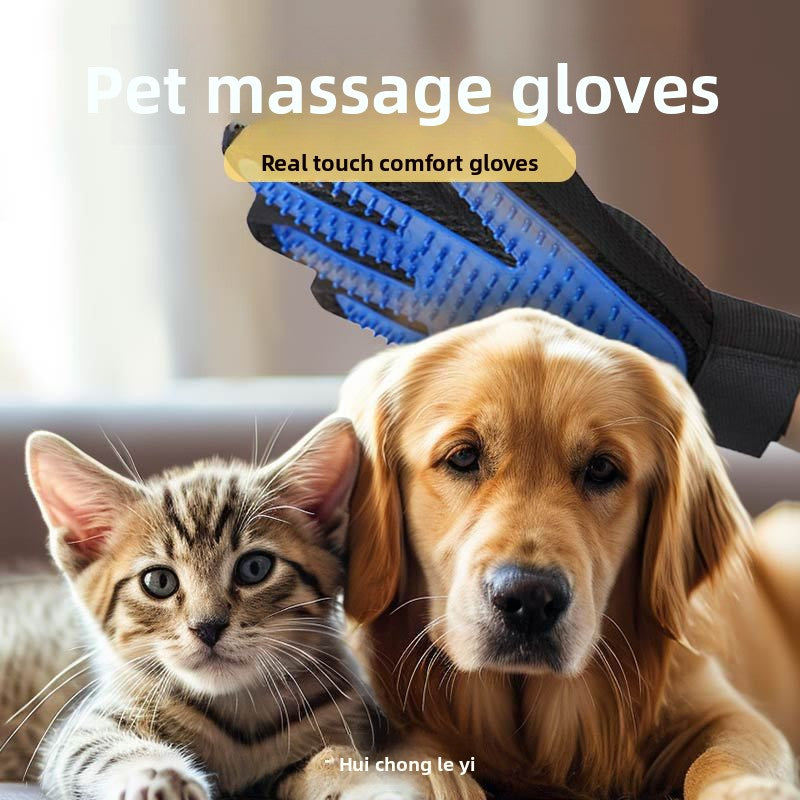 NURTAPAW GentleTouch Grooming Glove | Pet Hair Removal & Massage Glove