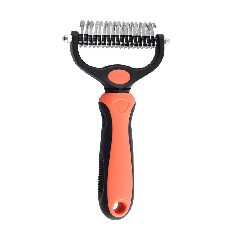NURTAPAW KnotFree Dual Grooming Comb | Pet Detangling & Deshedding Comb