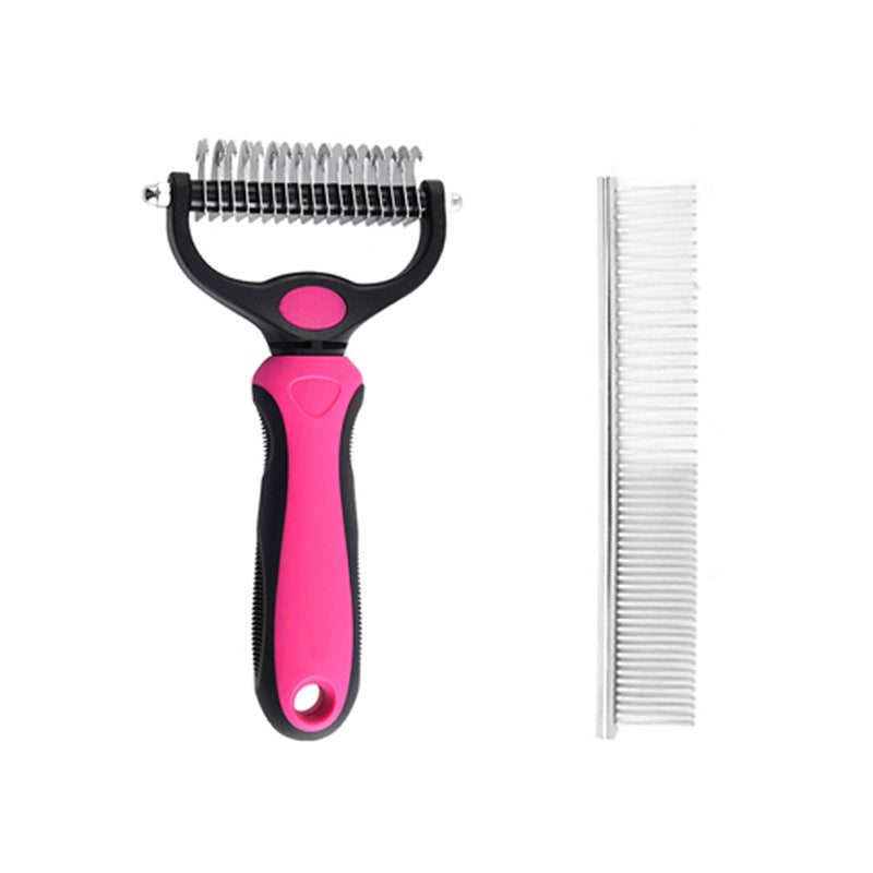 NURTAPAW KnotFree Dual Grooming Comb | Pet Detangling & Deshedding Comb