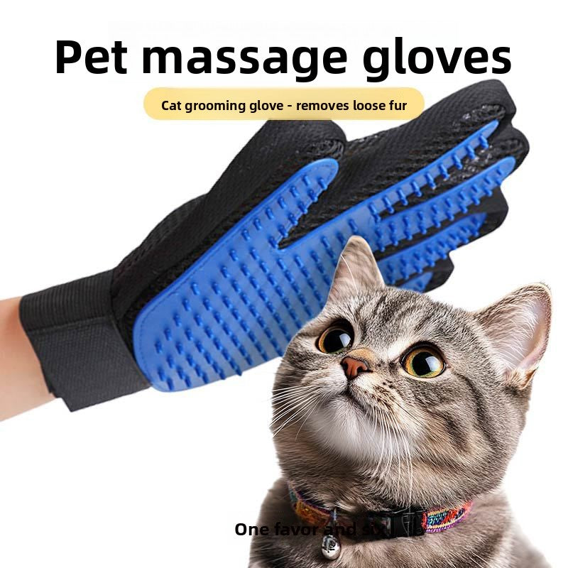 NURTAPAW GentleTouch Grooming Glove | Pet Hair Removal & Massage Glove