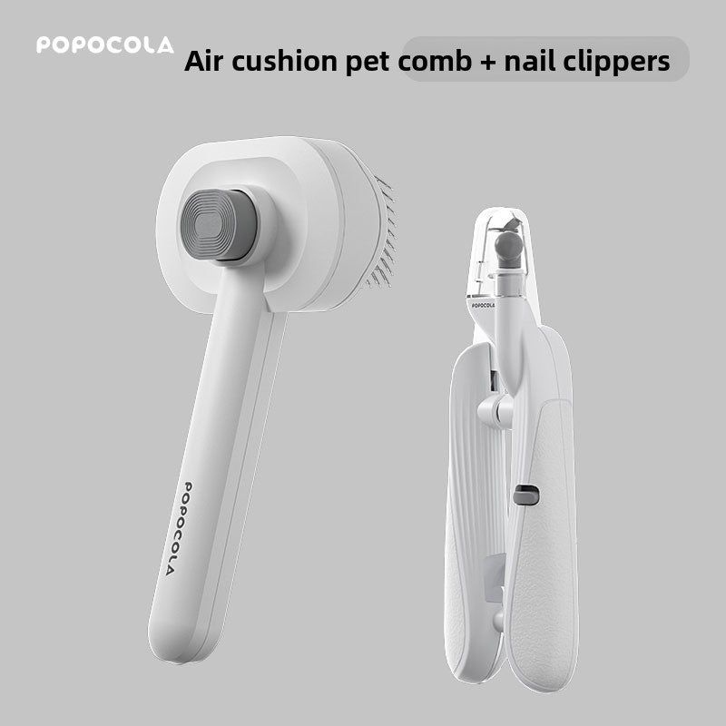 NURTAPAW ProShed Self-Cleaning Grooming Brush | Premium Dog & Cat Deshedding Brush