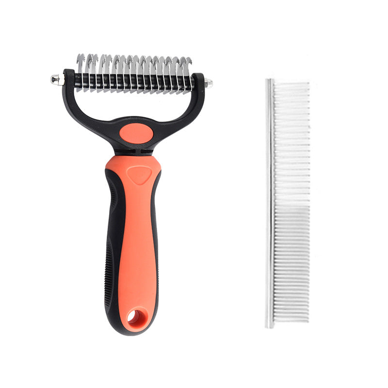 NURTAPAW KnotFree Dual Grooming Comb | Pet Detangling & Deshedding Comb