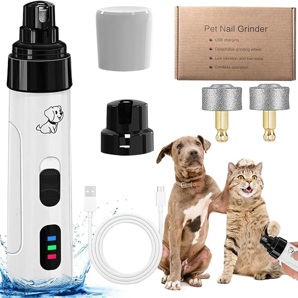 NURTAPAW SafeTrim Pro Nail Grinder | USB Rechargeable Pet Nail Trimmer
