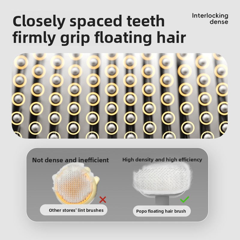 NURTAPAW ProShed Self-Cleaning Grooming Brush | Premium Dog & Cat Deshedding Brush