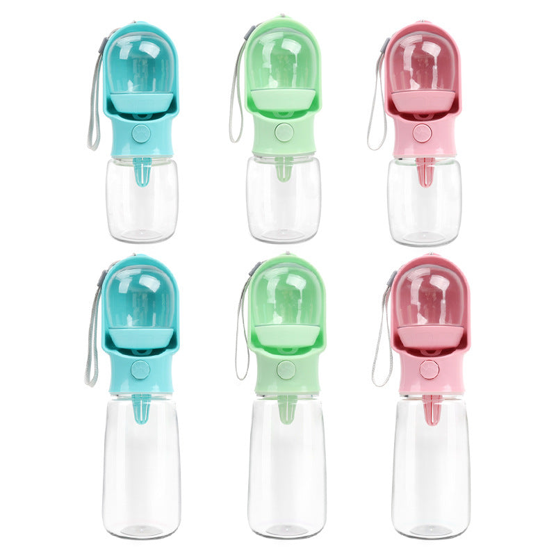 NURTAPAW HydrateGo 2-in-1 Travel Bottle | Portable Dog & Cat Water & Food Bottle