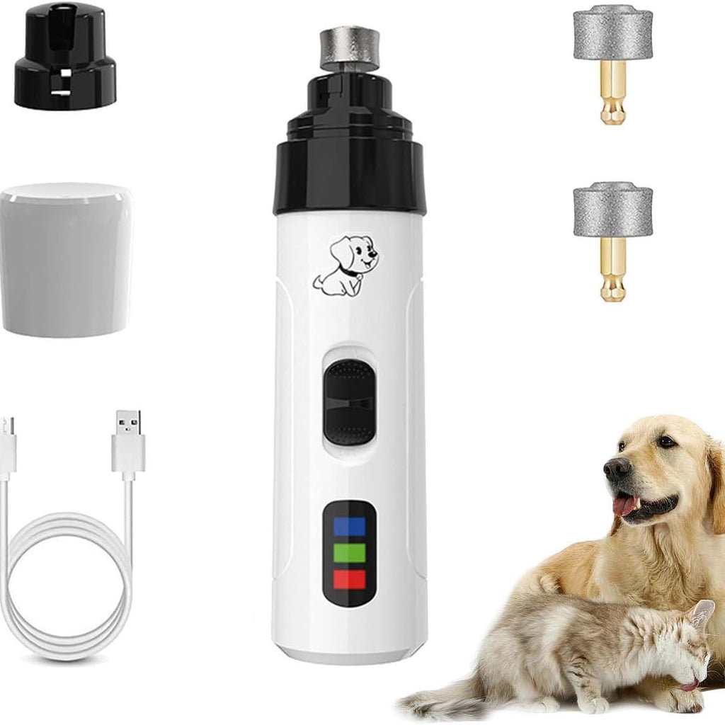 NURTAPAW SafeTrim Pro Nail Grinder | USB Rechargeable Pet Nail Trimmer